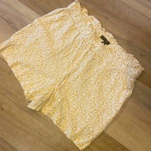 High Waist Floral Shorts